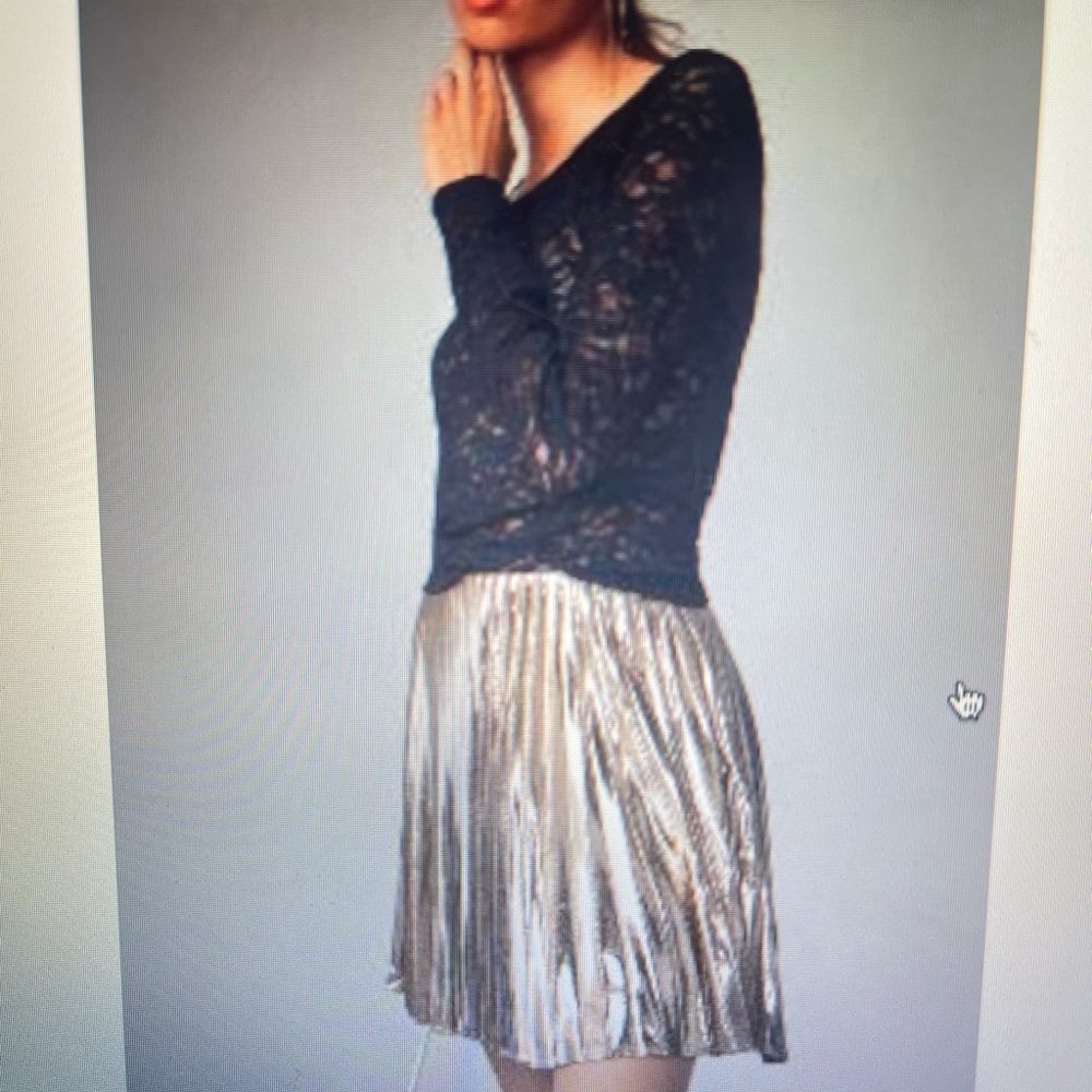 Super cute, Anthropologie gold skirt, never worn and tags attached.